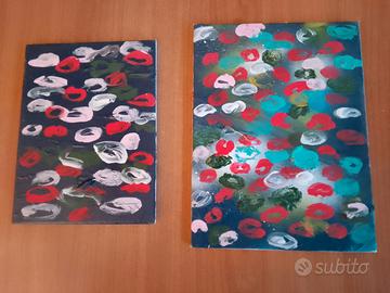 DUE PICCOLI QUADRI ASTRATTI