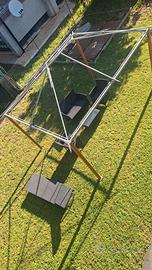 Gazebo 3x4  modello Agorà Naterial