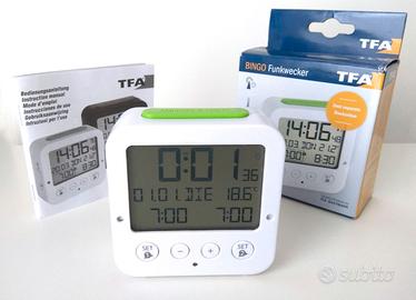 Tfa Dostmann Sveglia Orologio - 2 Allarmi - RIPARA