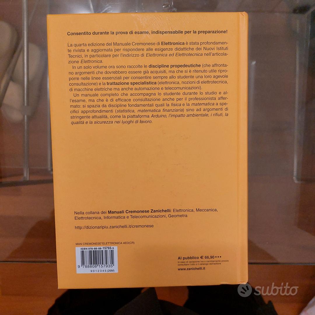 Manuale cremonese elettrotecnica - Libri e Riviste In vendita a Firenze