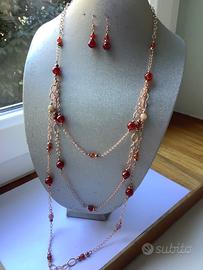 Parure in Agata rossa