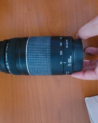 obiettivo canon EF  75-300 mm