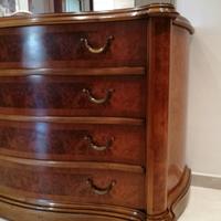 Comò e comodini camera da letto in radica di noce