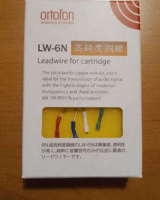 Connettori testina giradischi Ortofon LW-6N