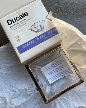 Vetri delle Venezie coppetta vetro bordo platino