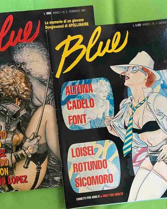 Rivista Blue fumetti e cultura erotica 91 numeri