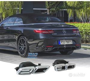 TERMINALI SCARICO MERCEDES CLASSE S W222 13- LOOK 