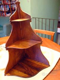 Antica angoliera in noce ottocento