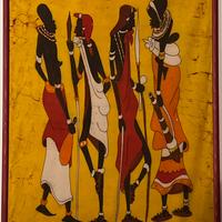Quadro batik Masai