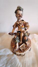Porcellana di Capodimonte "Geppetto e Pinocchio