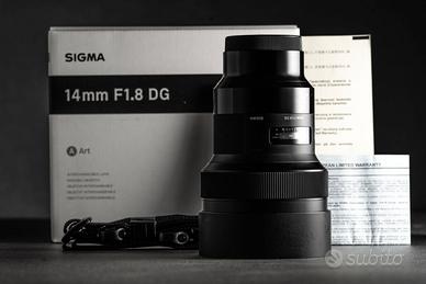 Sigma AF 1,8/14 mm DG HSM ART per Sony E-Mount,