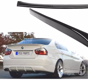 SPOILER ALA BMW E90 05-12 LOOK M NEGRO BRILLANTE