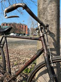 Bici bianchi 1910 leve rovesce epoca