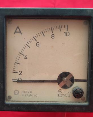 amperometro analogico vintage da incasso HC20Q