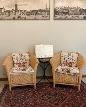 Poltroncine in vimini