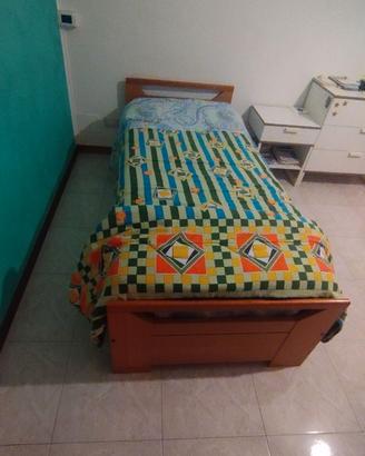 LETTO SINGOLO COMPLETO – BUONE CONDIZIONI