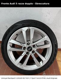 Cerchi Audi A3 Q2 17" + Uniroyal 225/45 R17