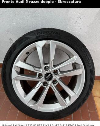 Cerchi Audi A3 Q2 17" + Uniroyal 225/45 R17
