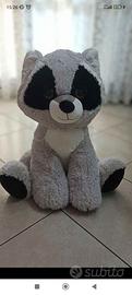 Peluches procione gigante H 60 cm pari al nuovo.