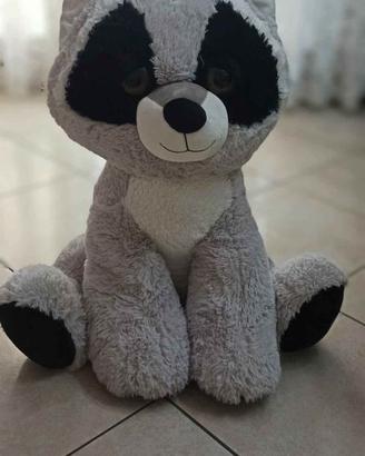 Peluches procione gigante H 60 cm pari al nuovo.
