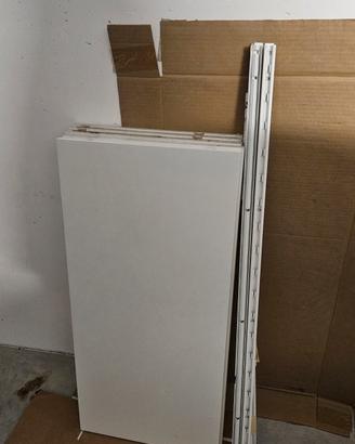 Mensole Boaxel ikea + staffe + guide