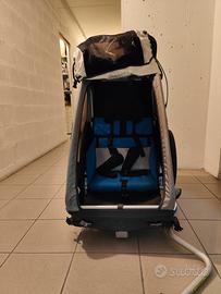 Rimorchietto da bici x 1 bambino KIDGOO 1