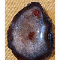 Portacenere in geode di agata