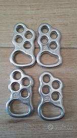 n 4 dissipatori arrampicata roccia kong 