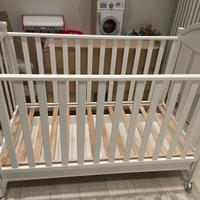 Lettino Erbesi Dolce bianco + Materasso