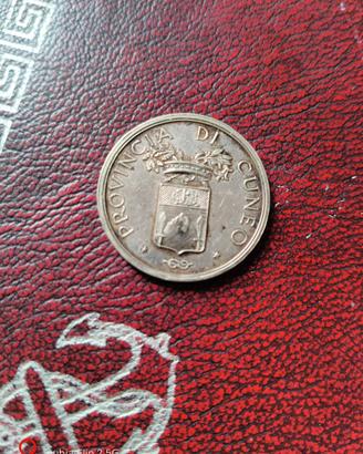 Medaglia d'argento Provincia di Cuneo del 1925