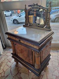 2 comodini in legno, epoca anni '30/'40