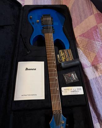 Ibanez RG870Z-LB Premium Laser Blue EMG Attivi