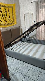 Letto matrimoniale contenitore