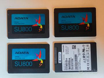 4 SSD SATA 256 GB ADATA E SANDISK 90-100%