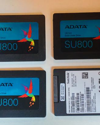 4 SSD SATA 256 GB ADATA E SANDISK 90-100%