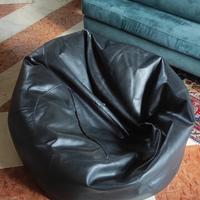 Pouf in ecopelle