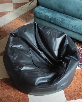 Pouf in ecopelle