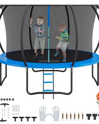 Trampolino Elastico Bambini da 3,7 m per Esterno