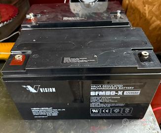 Batteria camper scarica lenta 80ah