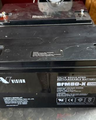 Batteria camper scarica lenta 80ah