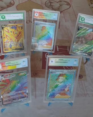 Carte Pokemon gradate incapsulate