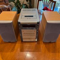 Impianti stereo Denon con lettore CD e cassette