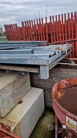 copertura zincata per betoniera