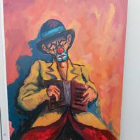 Quadro Lucan Carpette clown originale,