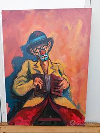 Quadro Lucan Carpette clown originale,