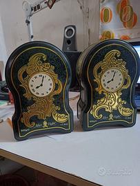 2 scatole di latta AFTER EIGHT forma orologio