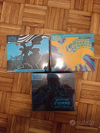 Pokémon ETB ascesa eroica luce nera fiamme