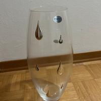 Vaso Pegaso Crystal con gocce d’argento