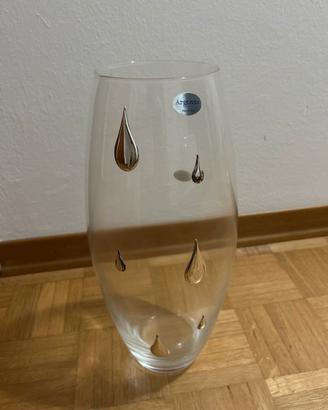 Vaso Pegaso Crystal con gocce d’argento