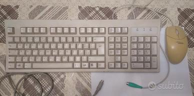 tastiera + mouse vintage 